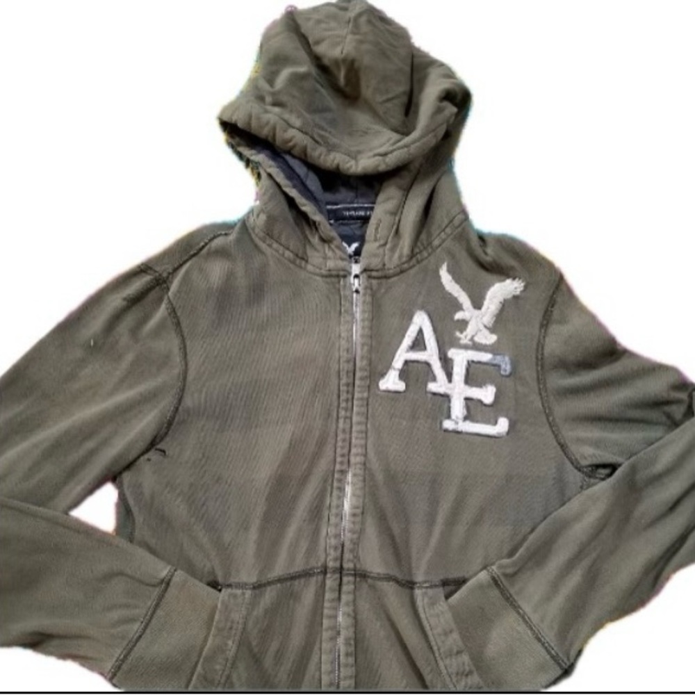 ✌Vintage Distressed American Eagle Hoodie